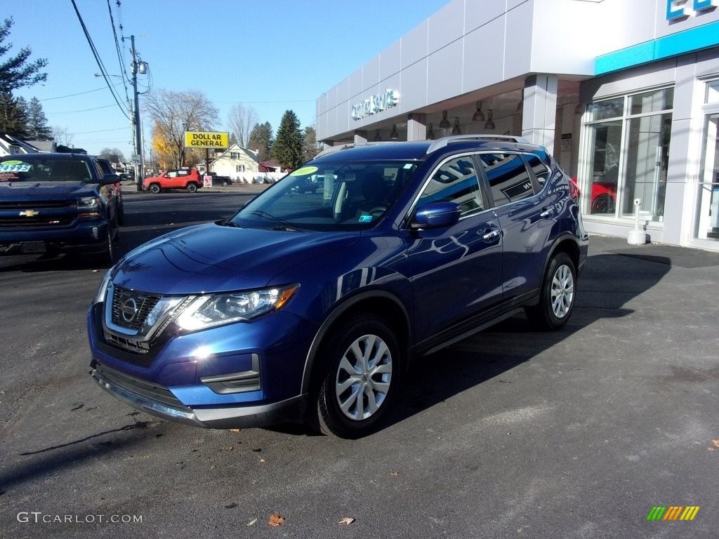 2017 Rogue S AWD - Caspian Blue / Charcoal photo #1