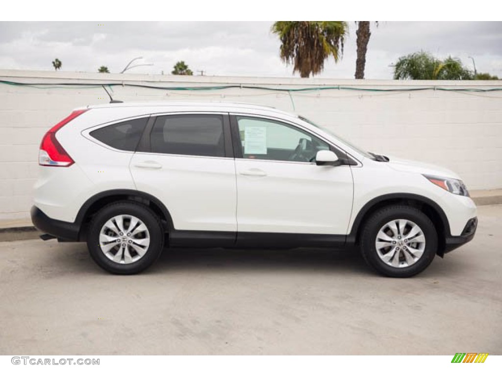 2014 CR-V EX-L - White Diamond Pearl / Beige photo #10