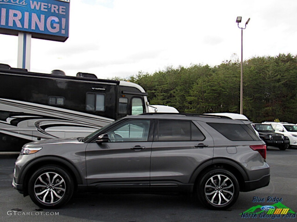 2021 Explorer ST 4WD - Carbonized Gray Metallic / Ebony photo #2