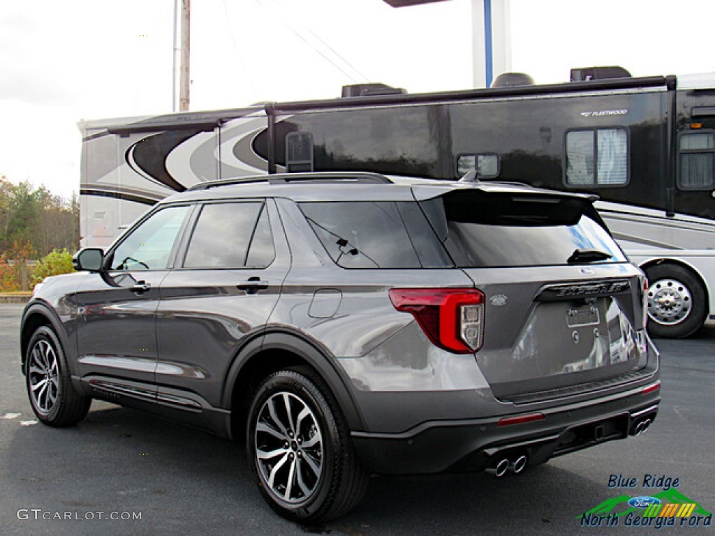 2021 Explorer ST 4WD - Carbonized Gray Metallic / Ebony photo #3