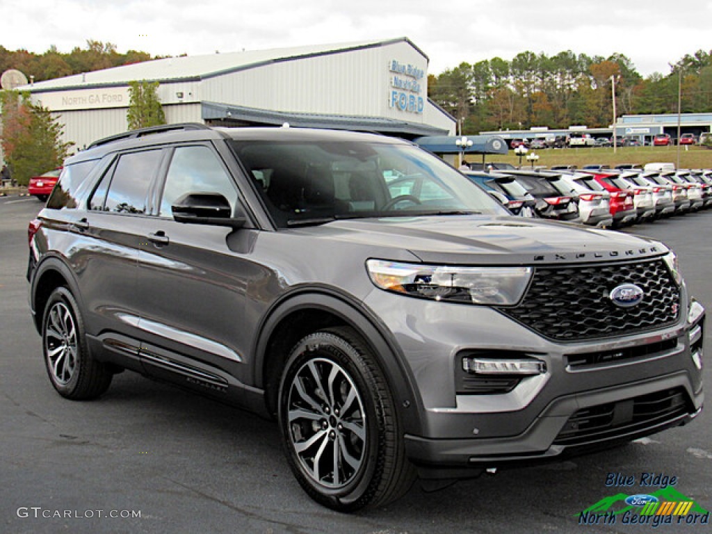2021 Explorer ST 4WD - Carbonized Gray Metallic / Ebony photo #7