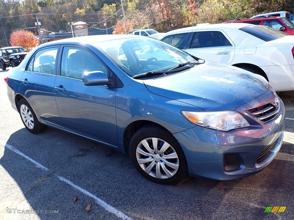 2013 Corolla LE - Nautical Blue Metallic / Ash photo #5