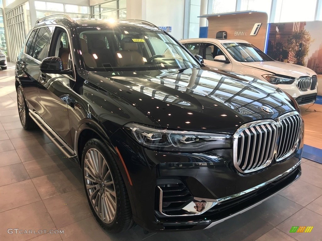 2021 X7 xDrive40i - Black Sapphire Metallic / Cognac photo #1