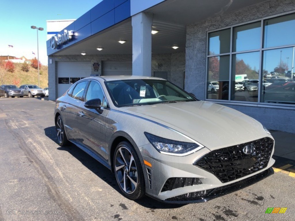 2021 Hampton Gray Hyundai Sonata SEL Plus 140161960