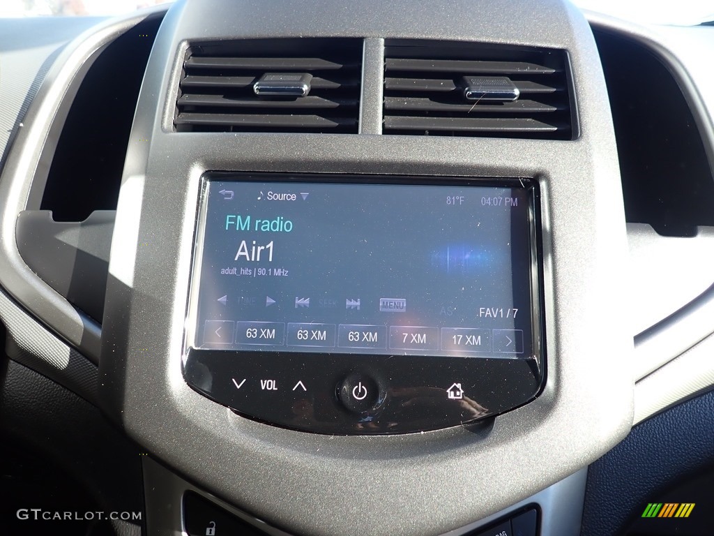 2016 Sonic LT Sedan - Mosaic Black Metallic / Jet Black/Dark Titanium photo #15