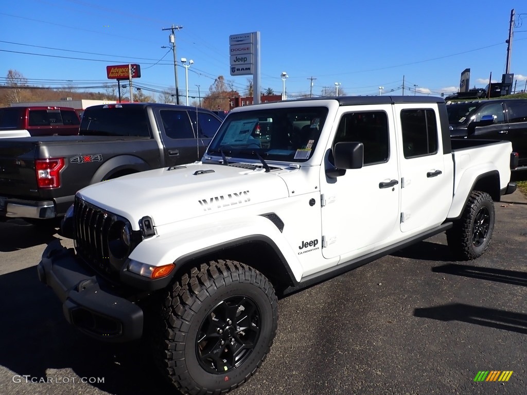 2021 Gladiator Willys 4x4 - Bright White / Black photo #1