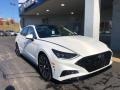 Hyper White 2021 Hyundai Sonata Limited