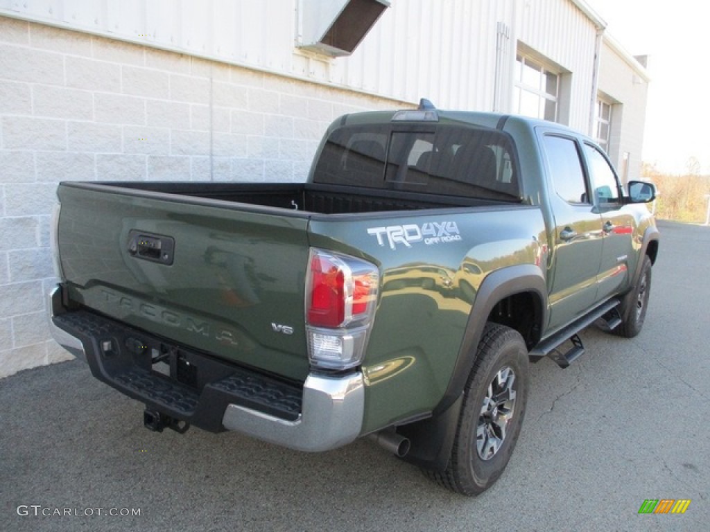 2021 Tacoma TRD Off Road Double Cab 4x4 - Army Green / TRD Cement/Black photo #3