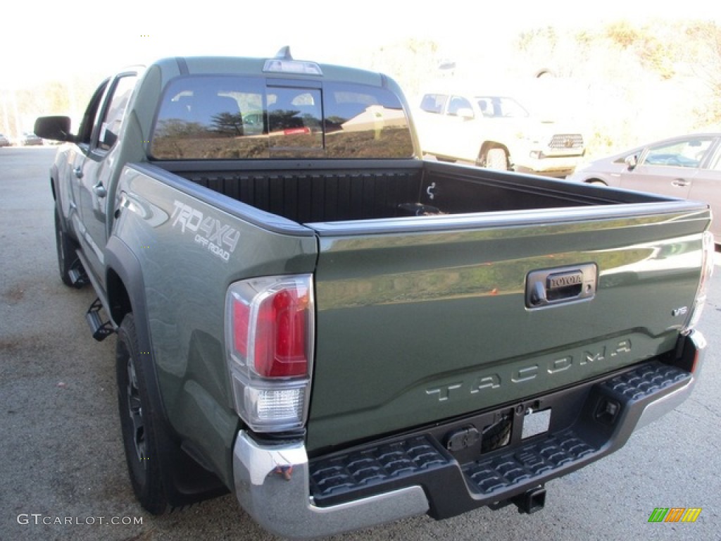 2021 Tacoma TRD Off Road Double Cab 4x4 - Army Green / TRD Cement/Black photo #5