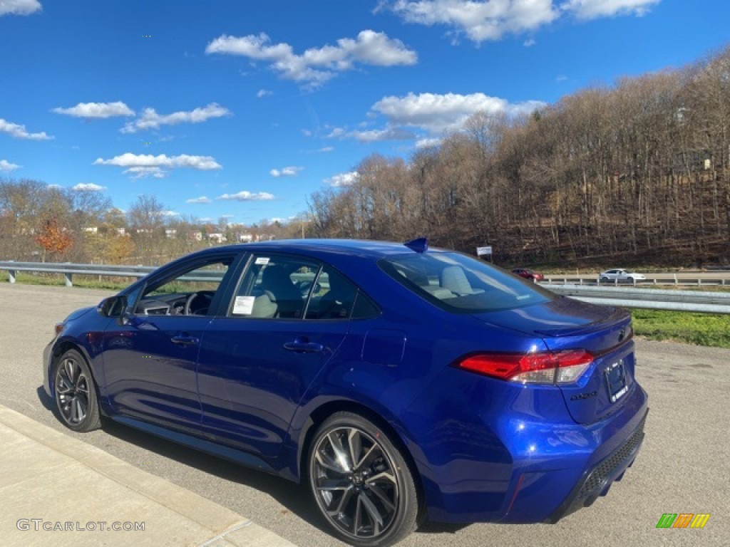 Blue Crush Metallic 2021 Toyota Corolla SE Exterior Photo #140164929
