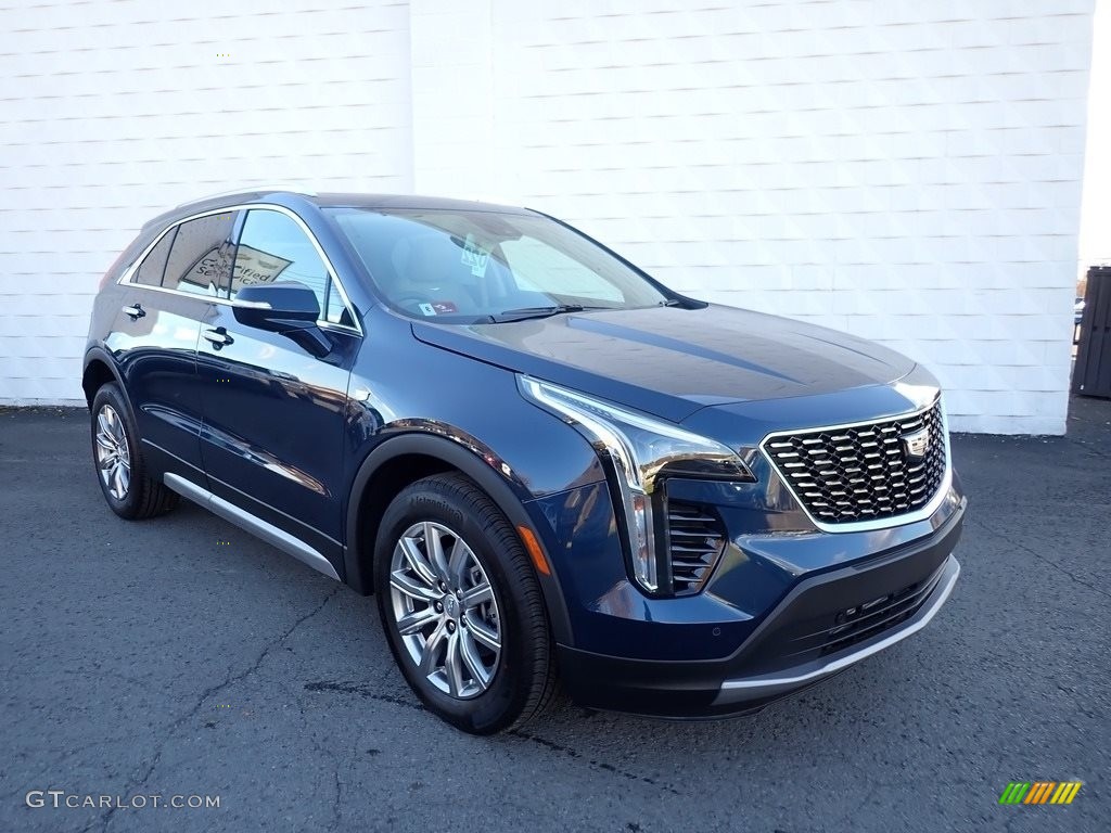 Twilight Blue Metallic 2021 Cadillac XT4 Premium Luxury AWD Exterior Photo #140166033