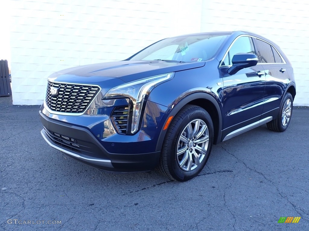Twilight Blue Metallic 2021 Cadillac XT4 Premium Luxury AWD Exterior Photo #140166060
