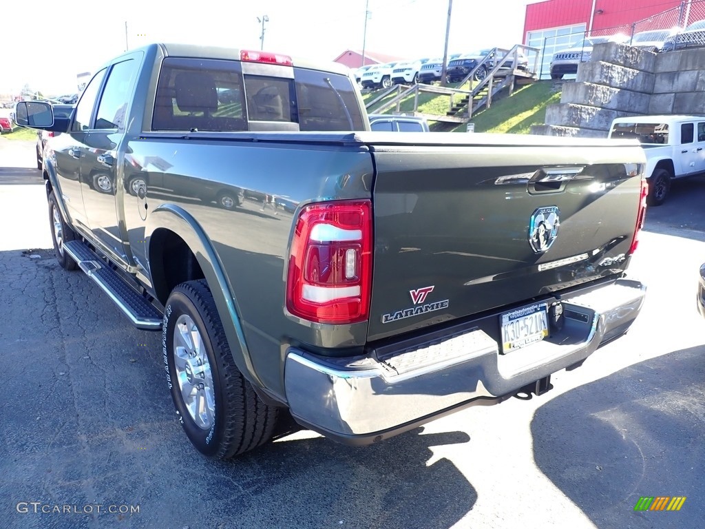 2020 2500 Laramie Crew Cab 4x4 - Olive Green Pearl / Mountain Brown/Light Frost Beige photo #4