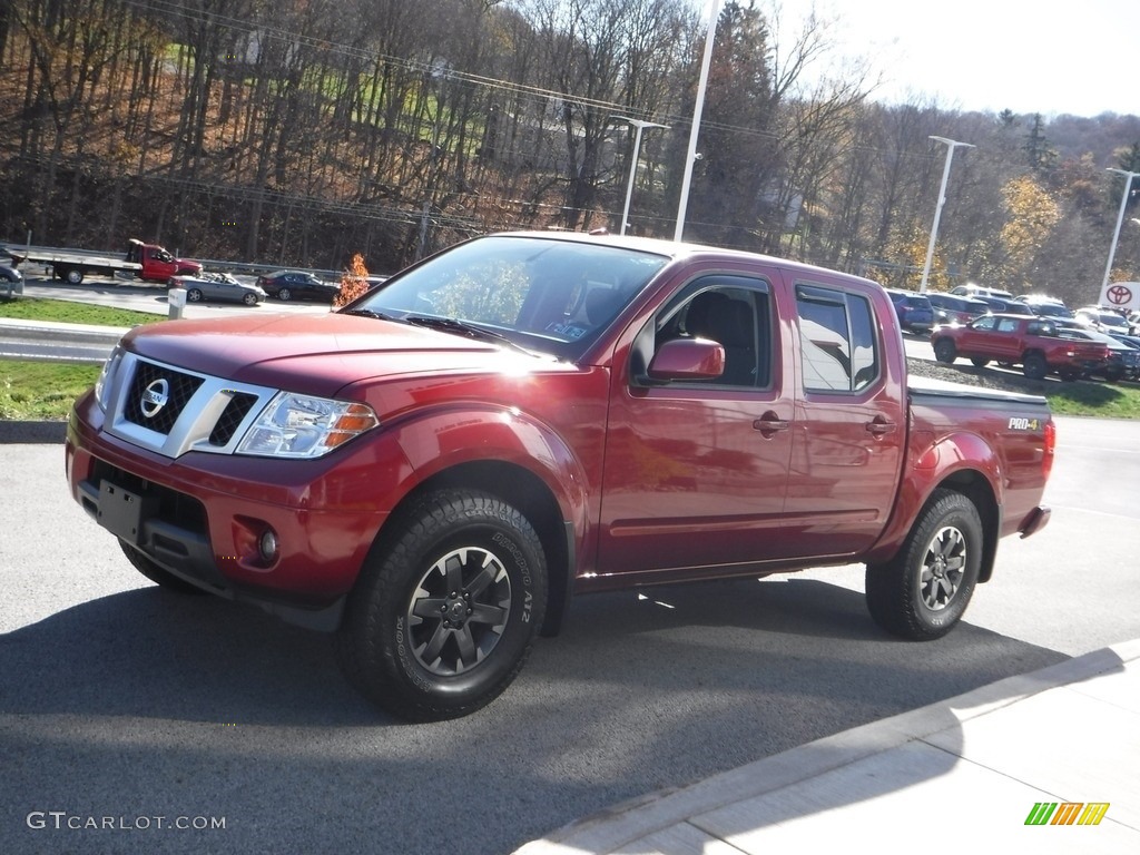 2016 Frontier Pro-4X Crew Cab 4x4 - Lava Red / Pro-4X Graphite Steel photo #11