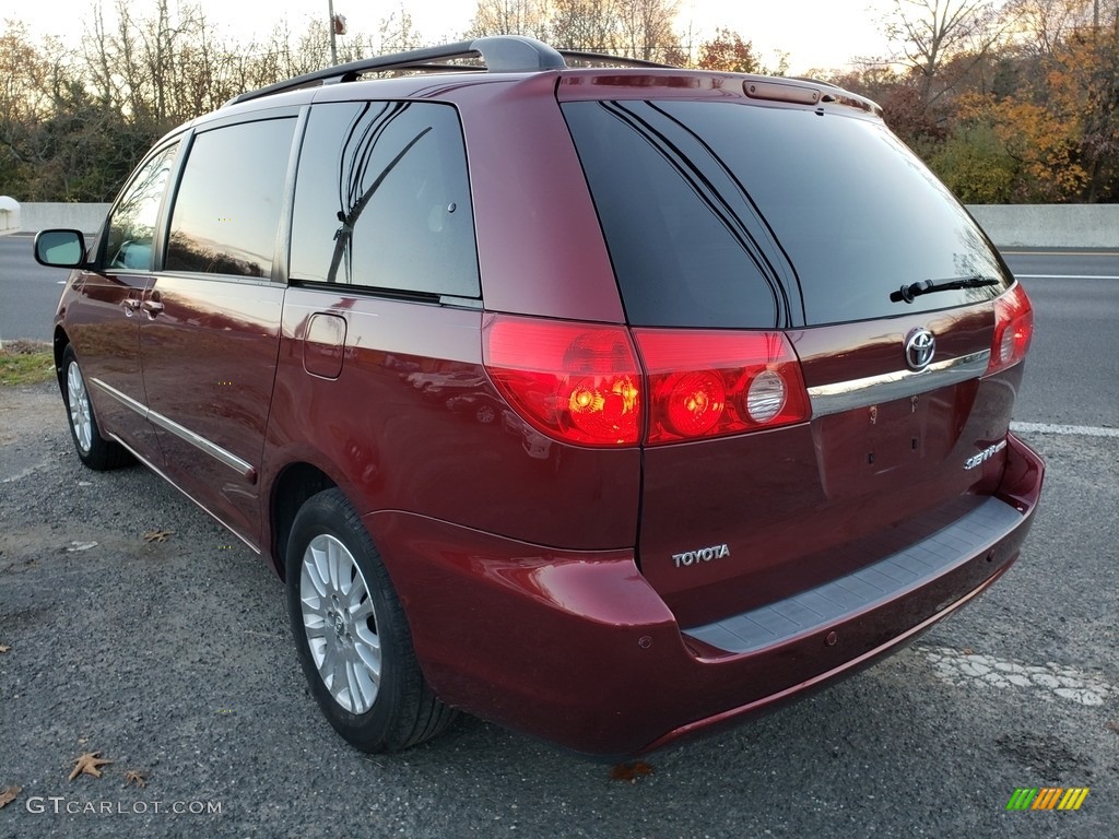 2009 Sienna Limited - Salsa Red Pearl / Taupe photo #5