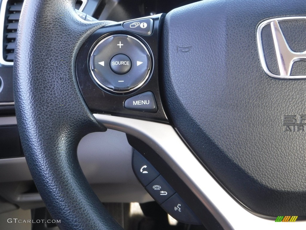 2013 Civic LX Sedan - Crimson Red Pearl / Beige photo #7