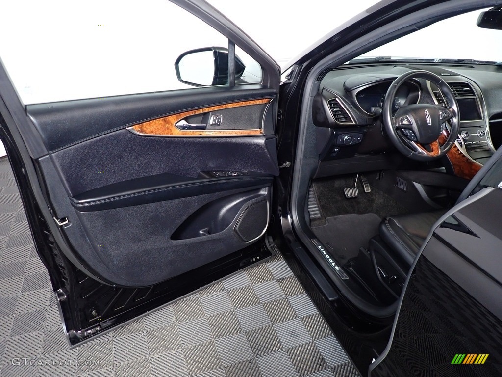Ebony Interior 2018 Lincoln MKX Select AWD Photo #140168289