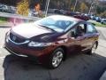 2013 Crimson Red Pearl Honda Civic LX Sedan  photo #11