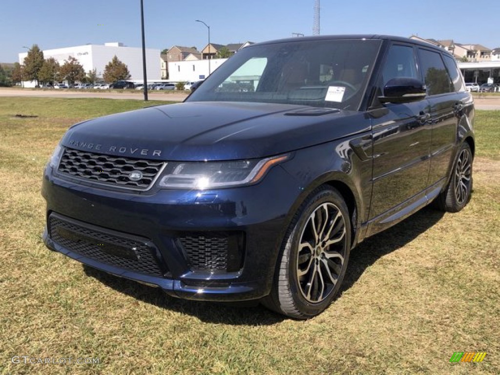 Portofino Blue Metallic 2021 Land Rover Range Rover Sport HSE Dynamic Exterior Photo #140169198