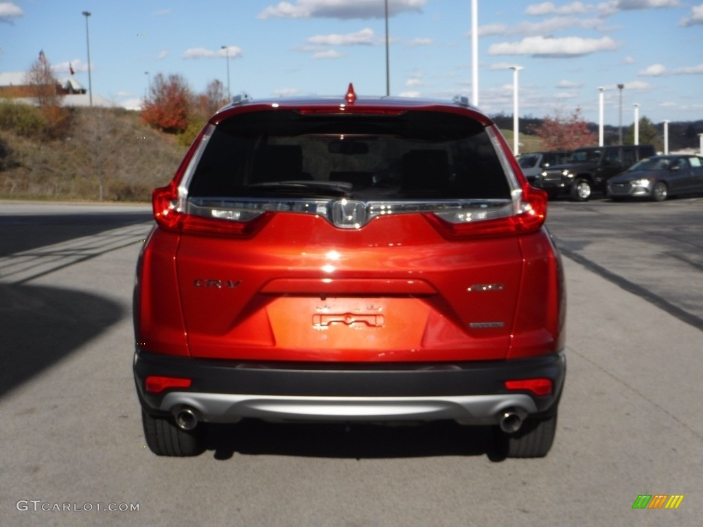 2018 CR-V Touring AWD - Molten Lava Pearl / Ivory photo #8