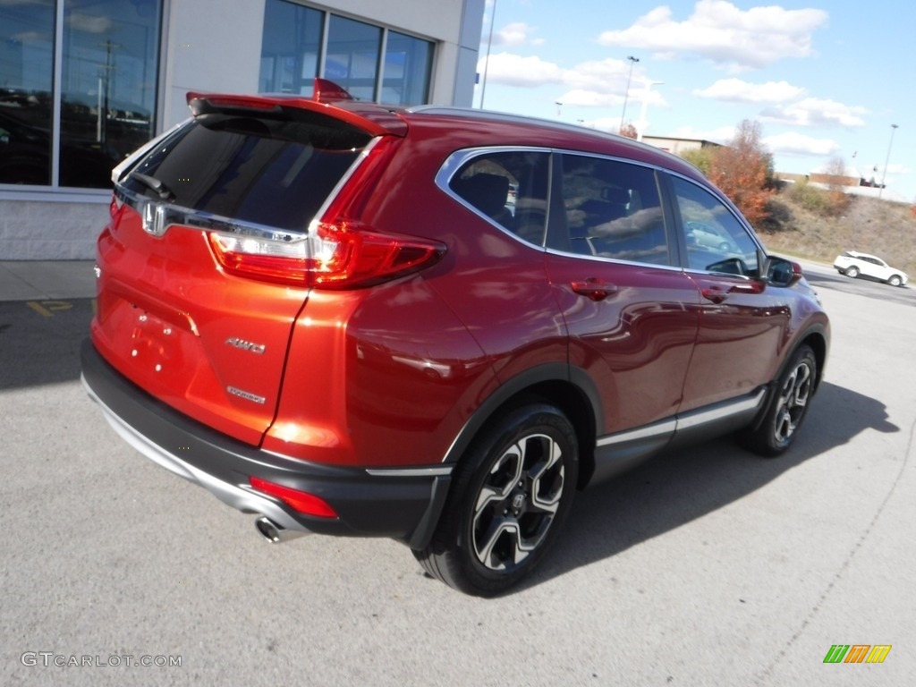 2018 CR-V Touring AWD - Molten Lava Pearl / Ivory photo #9