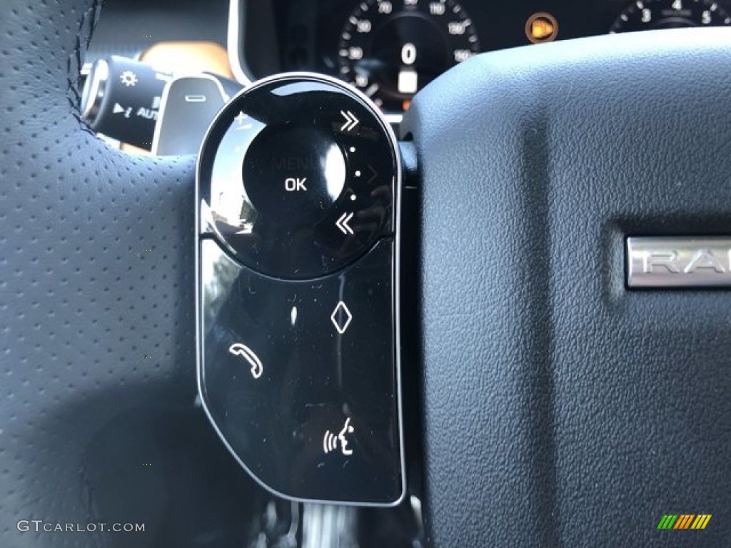2021 Land Rover Range Rover Sport HSE Dynamic Vintage Tan/Ebony Steering Wheel Photo #140169594