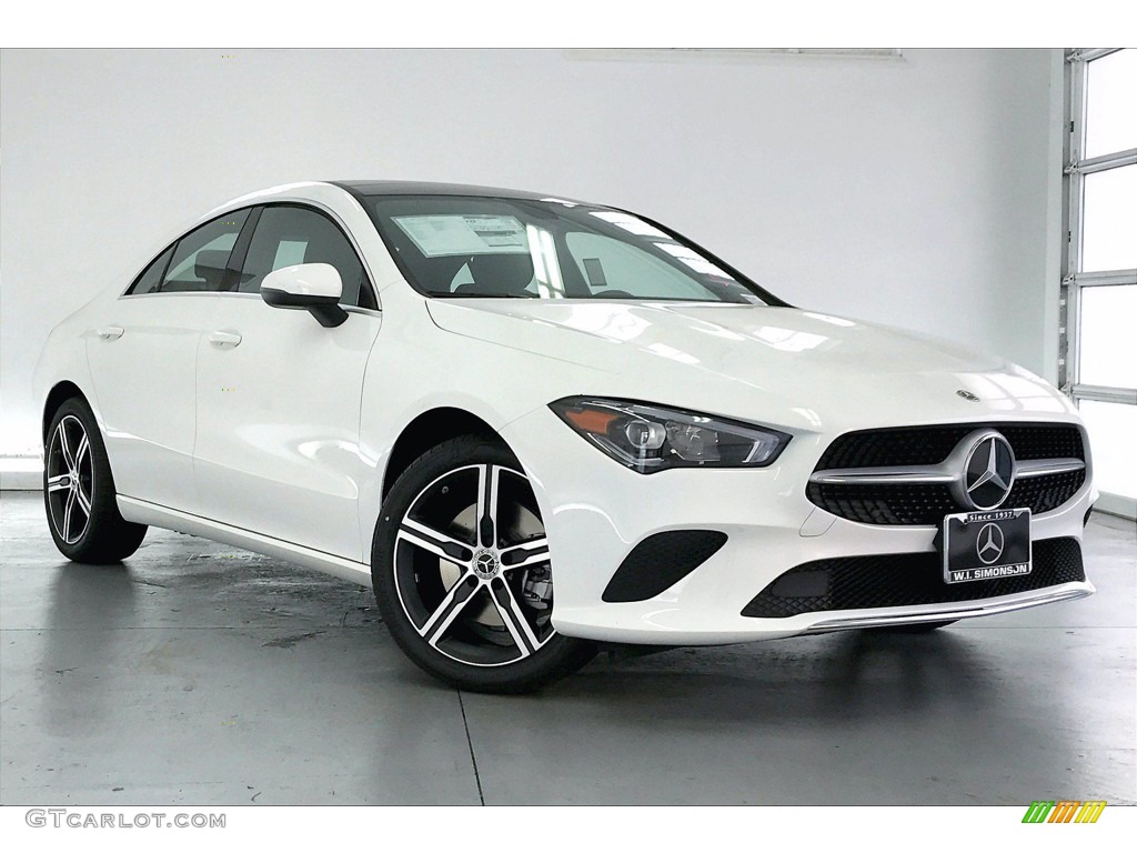 Polar White 2021 Mercedes-Benz CLA 250 Coupe Exterior Photo #140169666