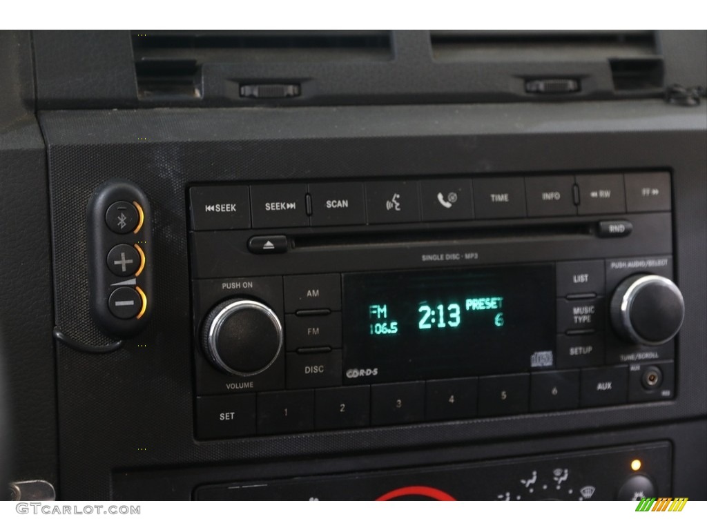 2008 Dakota ST Extended Cab 4x4 - Bright White / Dark Slate Gray/Medium Slate Gray photo #15