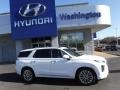 2020 Hyper White Hyundai Palisade Limited AWD  photo #2