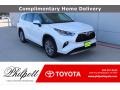 2021 Blizzard White Pearl Toyota Highlander Hybrid Platinum  photo #1