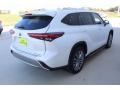 2021 Blizzard White Pearl Toyota Highlander Hybrid Platinum  photo #8