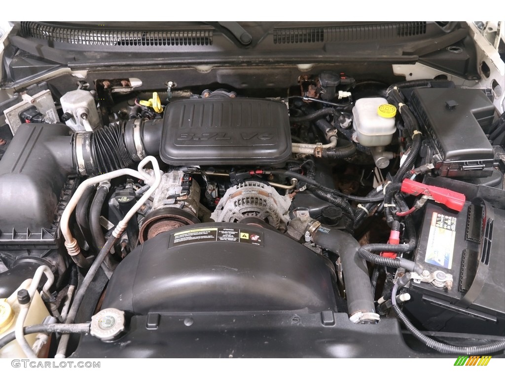 2008 Dodge Dakota ST Extended Cab 4x4 3.7 Liter SOHC 12-Valve PowerTech V6 Engine Photo #140173446