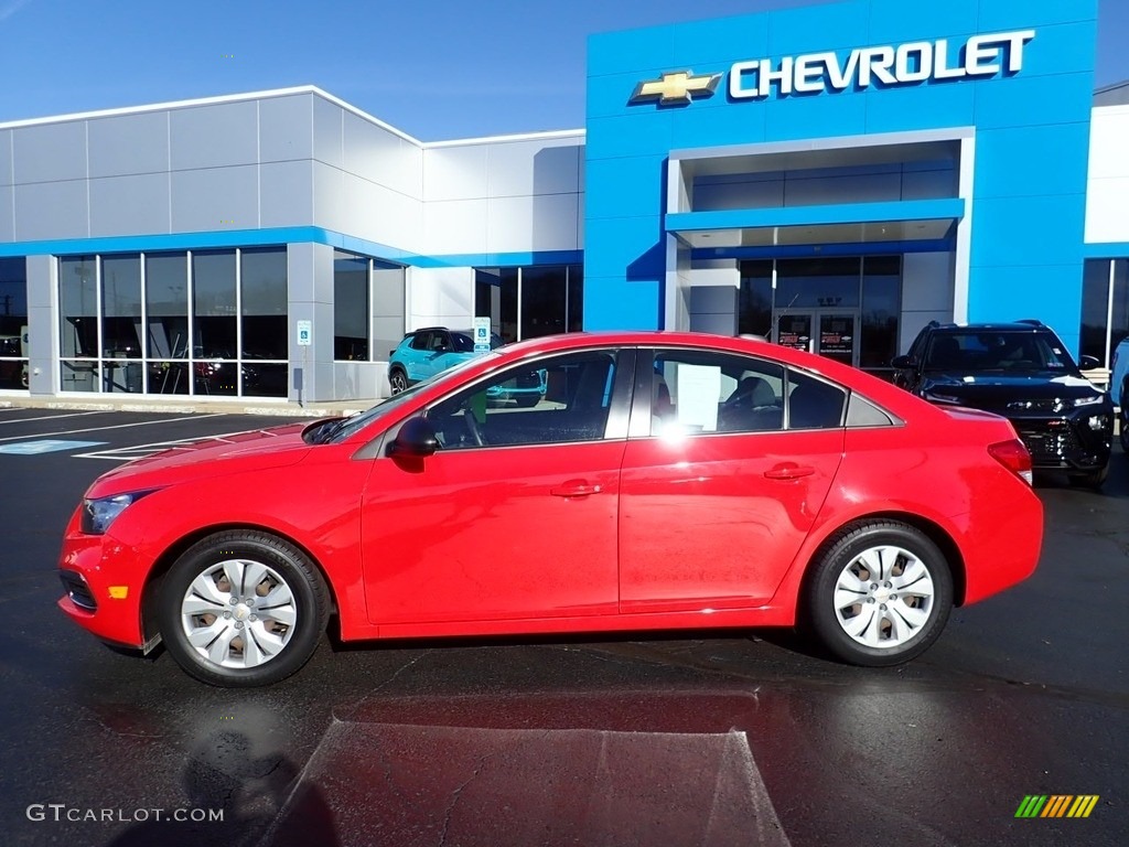 2016 Cruze Limited LS - Red Hot / Jet Black/Medium Titanium photo #3