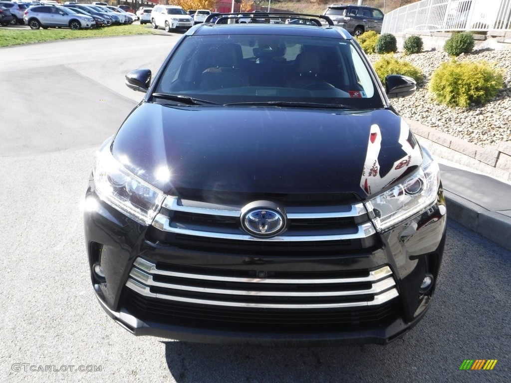 2019 Highlander Hybrid Limited AWD - Midnight Black Metallic / Saddle Tan photo #11