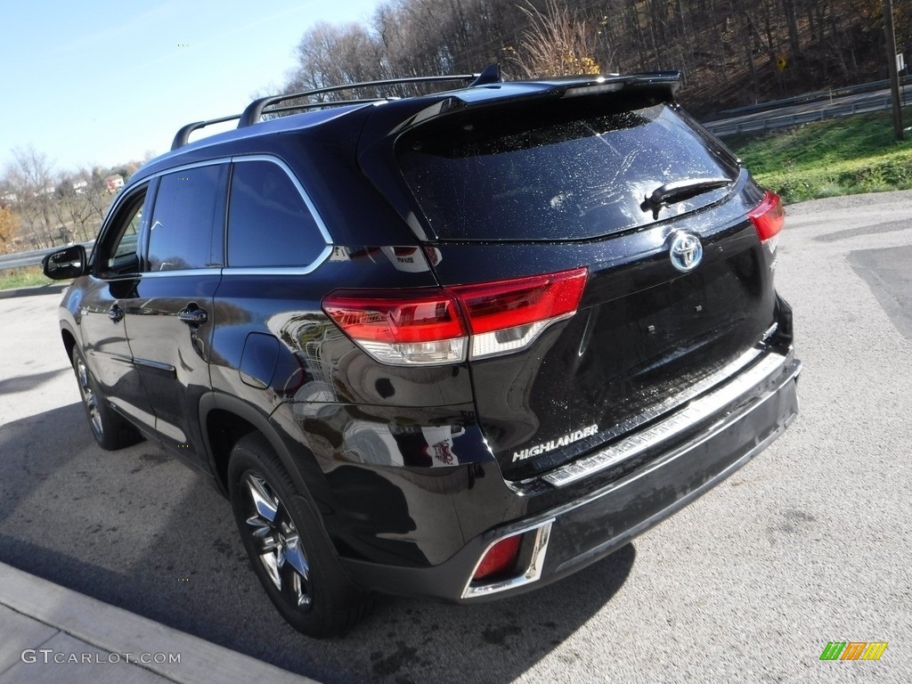 2019 Highlander Hybrid Limited AWD - Midnight Black Metallic / Saddle Tan photo #15