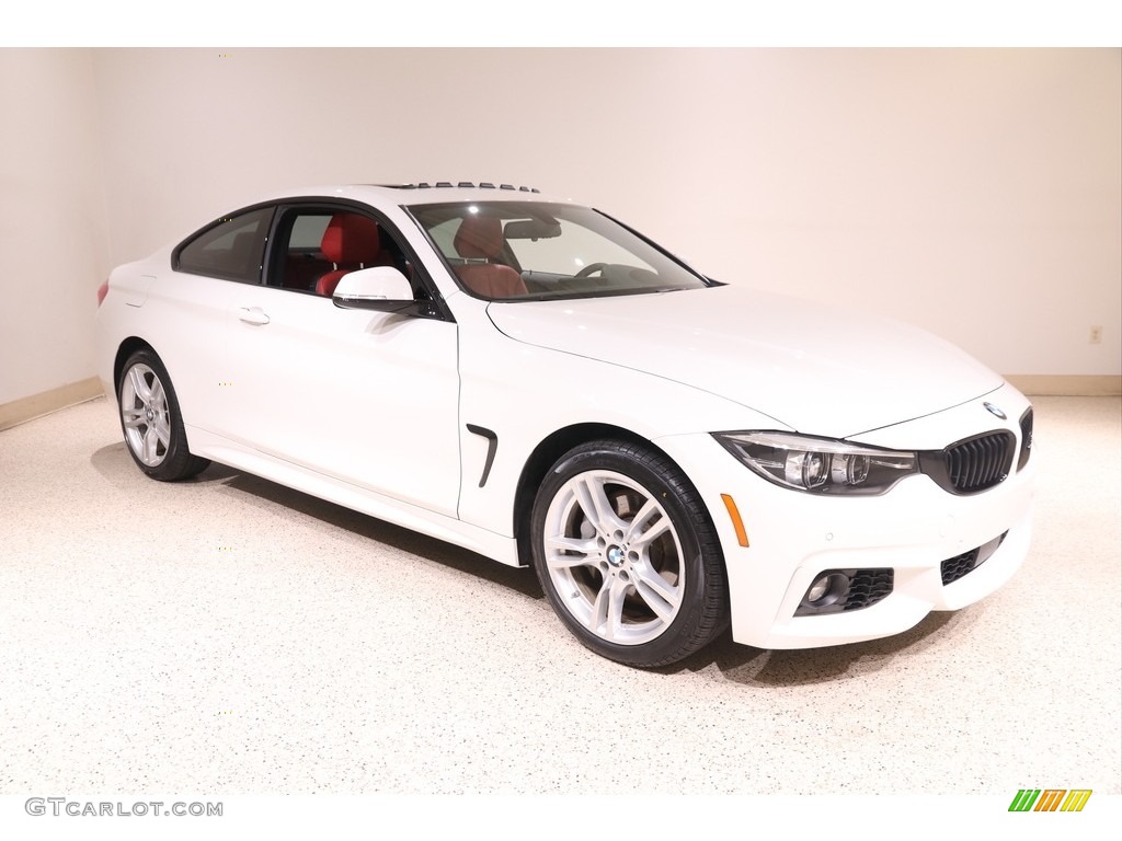 Alpine White 2018 BMW 4 Series 440i xDrive Coupe Exterior Photo #140174469