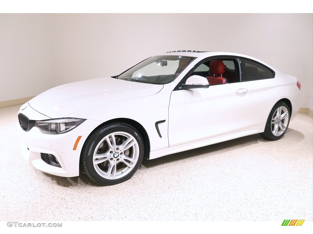 Alpine White 2018 BMW 4 Series 440i xDrive Coupe Exterior Photo #140174484