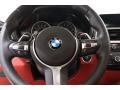 2018 BMW 4 Series Coral Red Interior Steering Wheel Photo