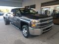 Tungsten Metallic - Silverado 3500HD WT Crew Cab 4x4 Photo No. 2