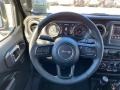 Black 2021 Jeep Wrangler Sport 4x4 Steering Wheel