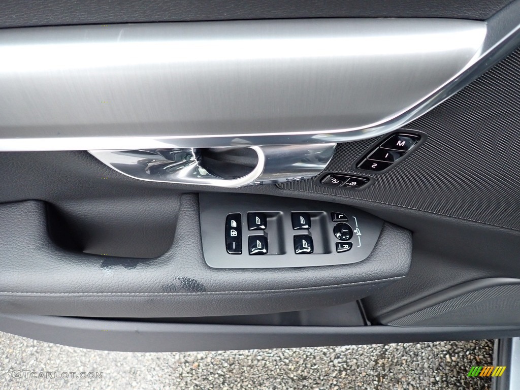 2017 Volvo S90 T6 AWD Charcoal Door Panel Photo #140177057