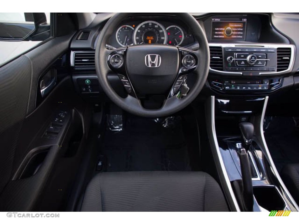 2017 Honda Accord LX Sedan Black Dashboard Photo #140177921