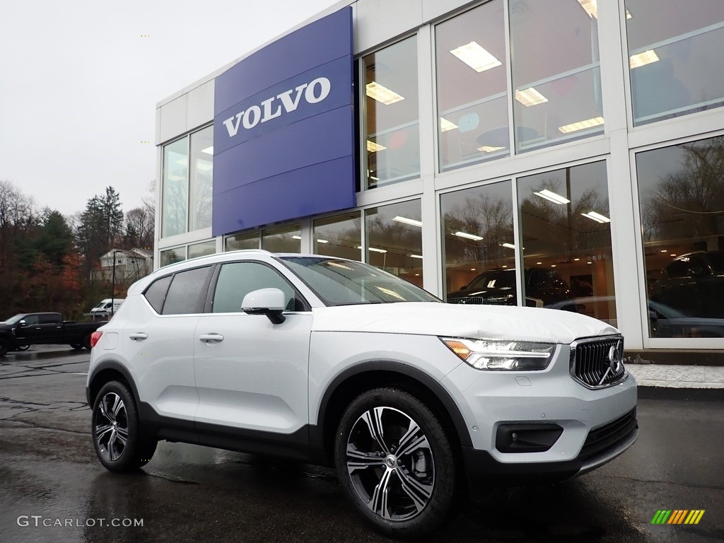 2021 XC40 T5 Inscription AWD - Glacier Silver Metallic / Charcoal photo #1