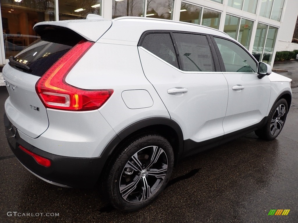 2021 XC40 T5 Inscription AWD - Glacier Silver Metallic / Charcoal photo #2