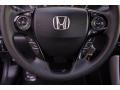 Black 2017 Honda Accord LX Sedan Steering Wheel