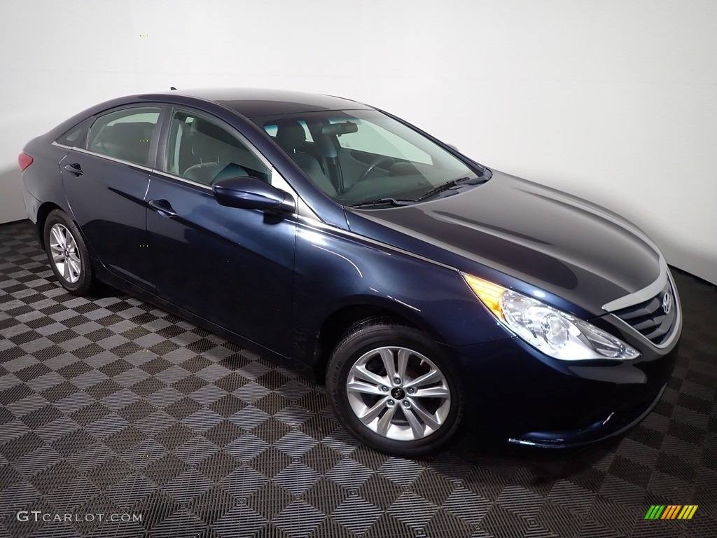 2011 Sonata GLS - Indigo Blue Pearl / Gray photo #2