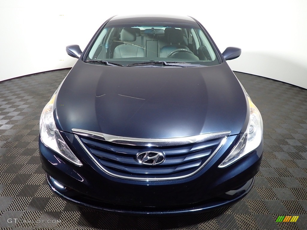 2011 Sonata GLS - Indigo Blue Pearl / Gray photo #4