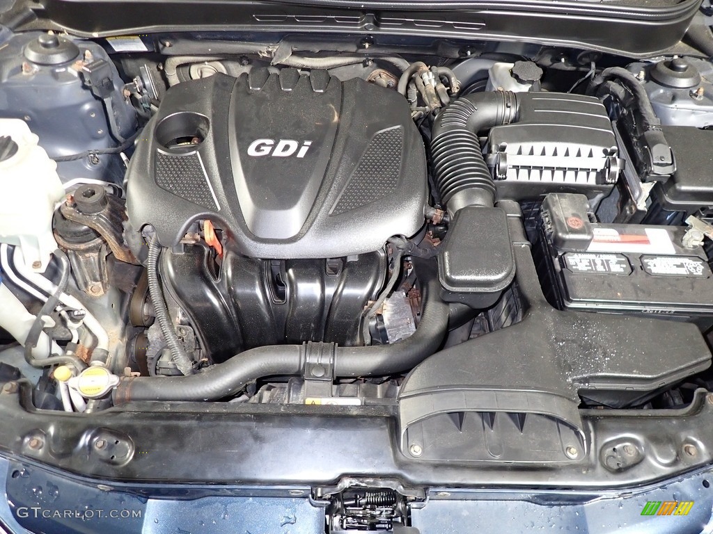 2011 Sonata GLS - Indigo Blue Pearl / Gray photo #6