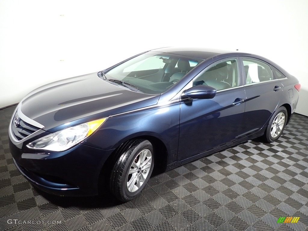 2011 Sonata GLS - Indigo Blue Pearl / Gray photo #7