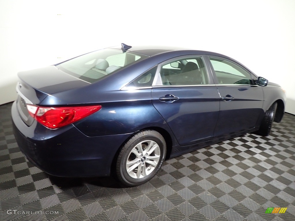 2011 Sonata GLS - Indigo Blue Pearl / Gray photo #14
